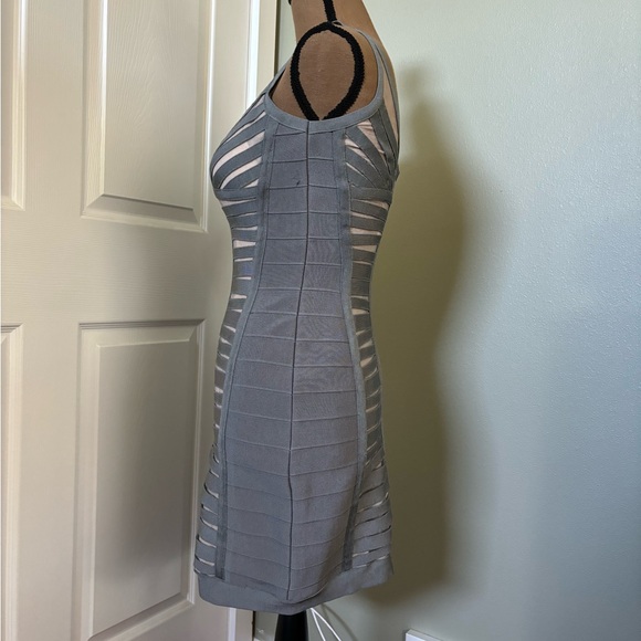 Mac Duggal grey and nude bandage dress 
Size 4 - Picture 2 of 9